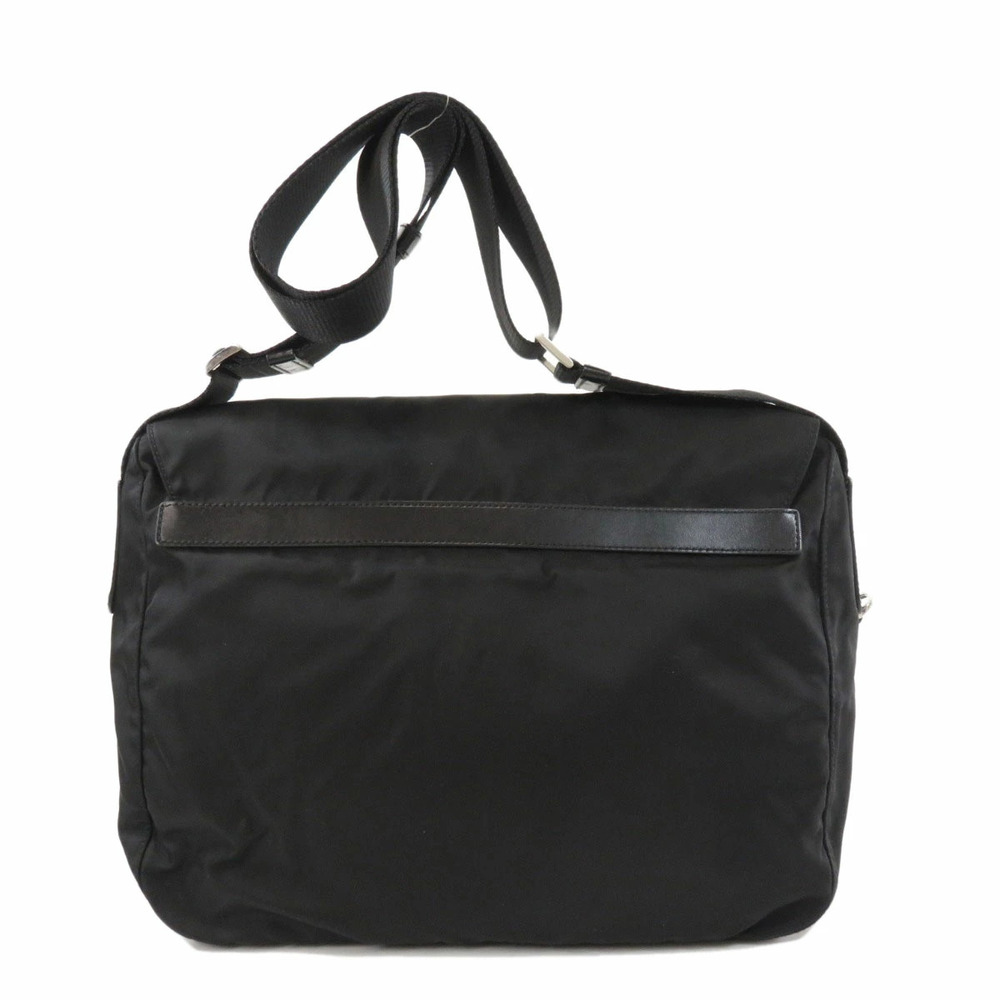 Prada logo plate Black Shoulder Crossbody bag - Picture 2 of 11